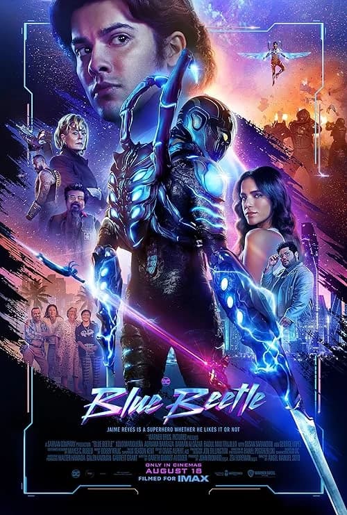 Blue Beetle film posteri